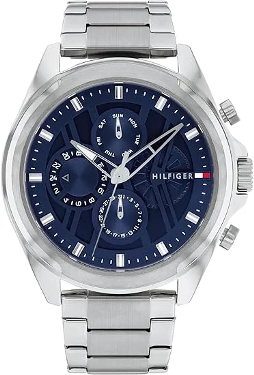 Montre Tommy Hilfiger 1710656 homme cadran bleu bracelet acier