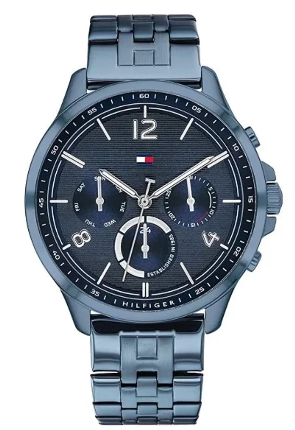 Montre Tommy Hilfiger 1782227 femme cadran bleu bracelet acier inoxydable