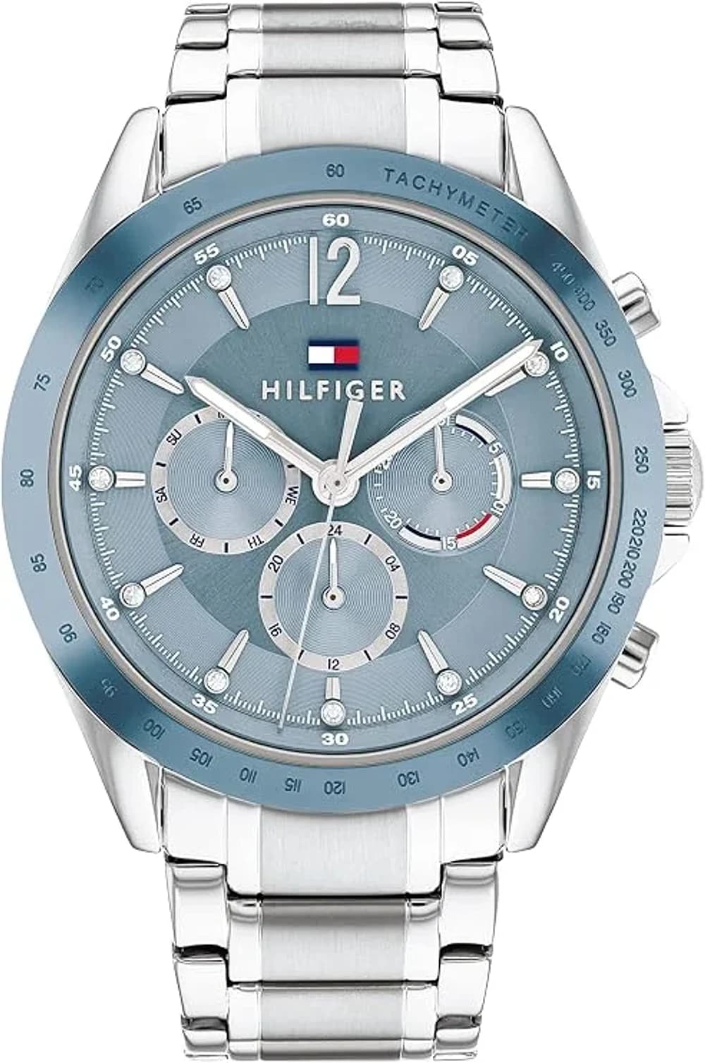 Montre Tommy Hilfiger 1782554 femme cadran bleu bracelet acier