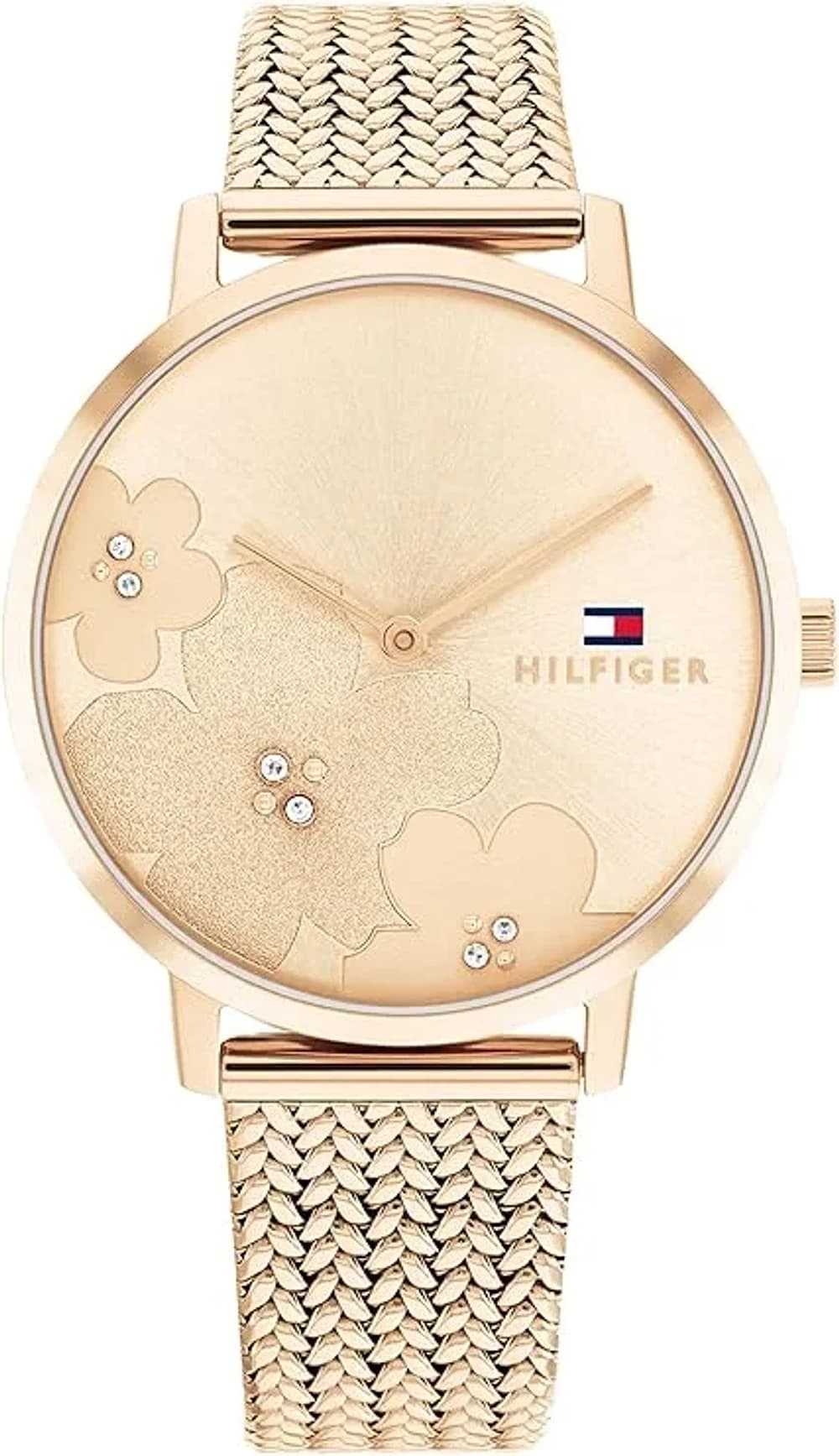 Montre Tommy Hilfiger 1782603 femme cadran or rose bracelet acier
