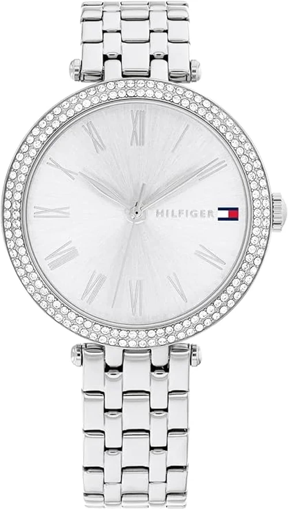 Montre Femme Tommy Hilfiger Natalie 1782719 cadran argenté bracelet acier