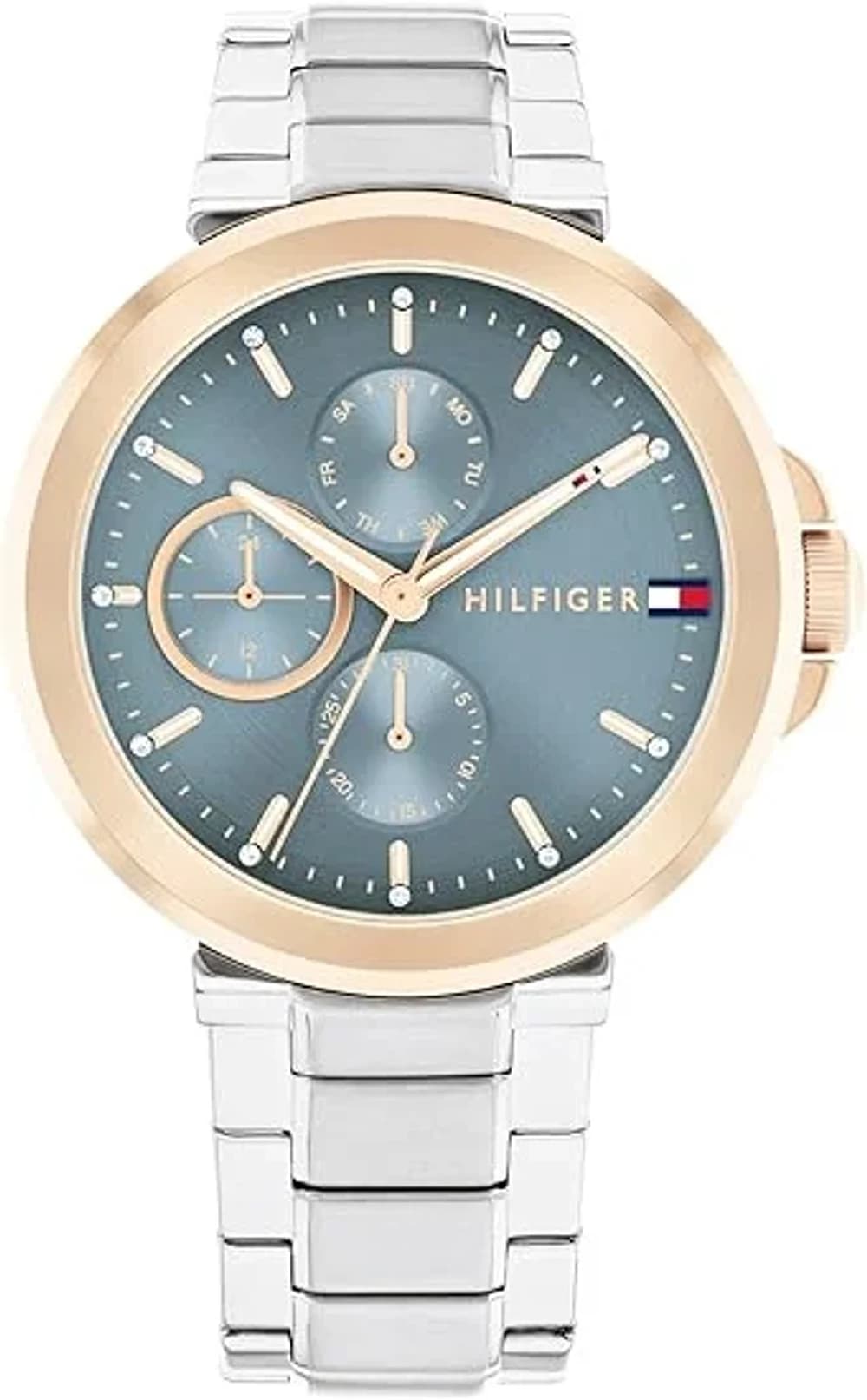 Montre Tommy Hilfiger 1782754 femme cadran bleu bracelet acier