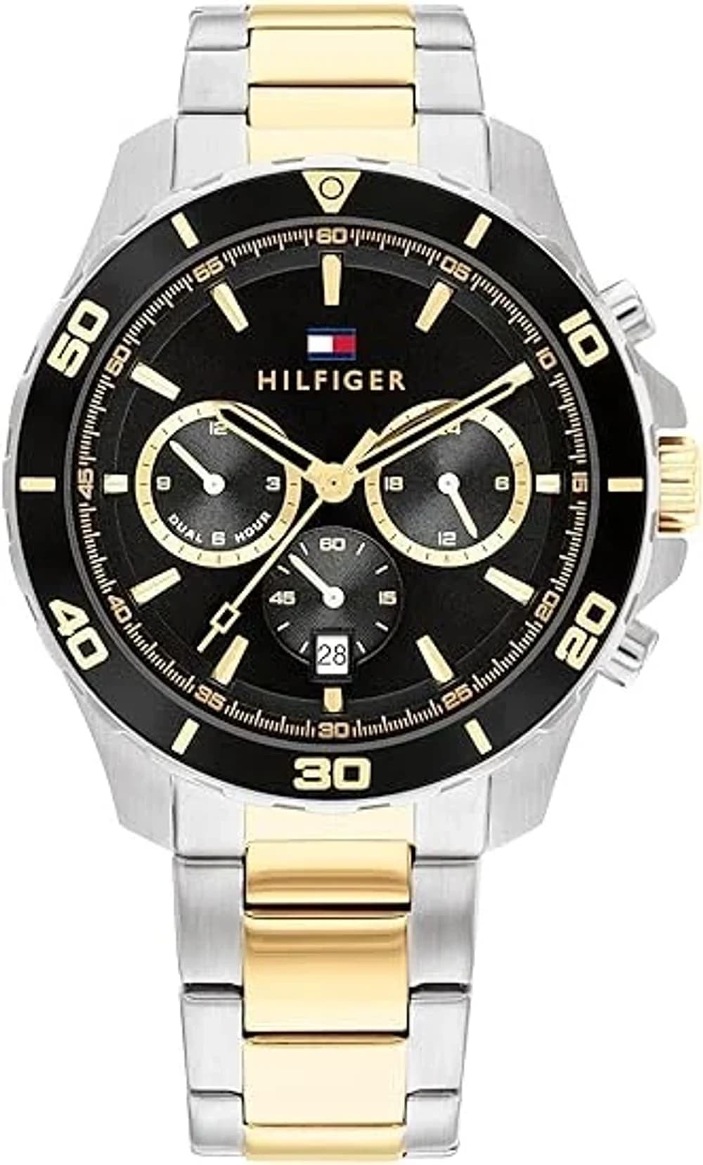 Montre Tommy Hilfiger 1792095 homme cadran noir bracelet acier