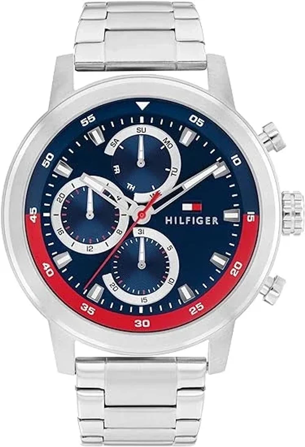 Montre Tommy Hilfiger 1792179 homme cadran bleu bracelet acier