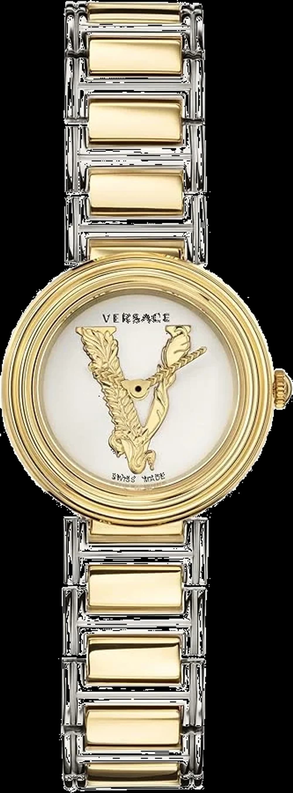 Montre Versace VET300721 femme cadran argent bracelet acier inoxydable