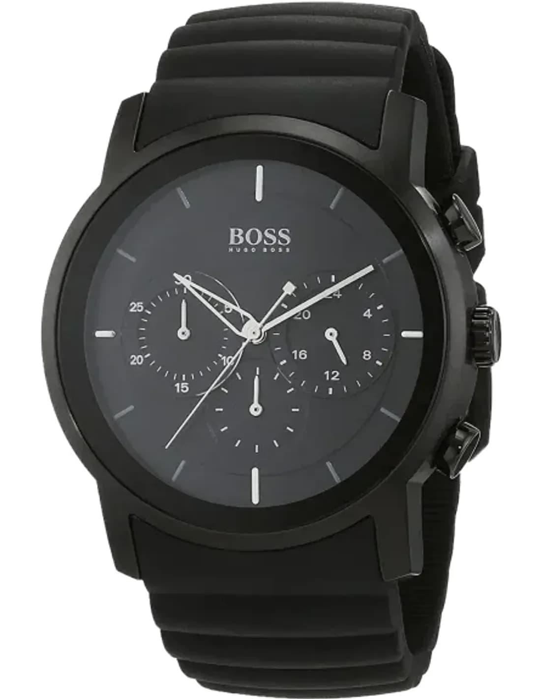 Montre Homme Hugo Boss Modern 1512639 Bracelet noir en silicone