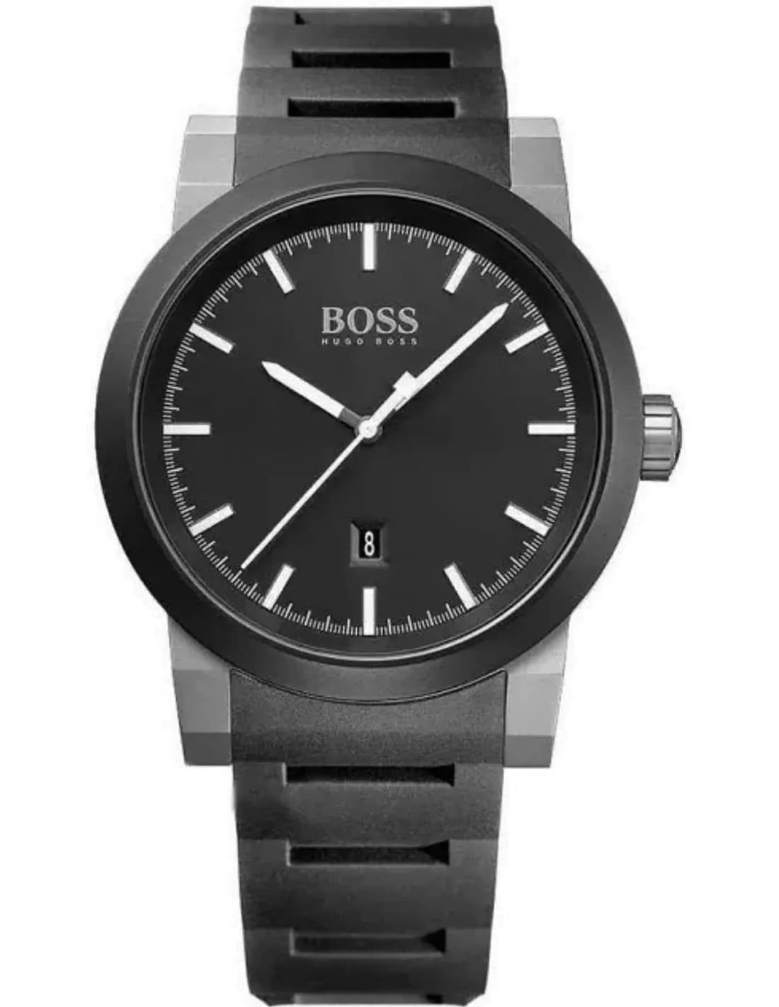 Montre Homme Hugo Boss Modern 1512956 Bracelet en caoutchouc noir