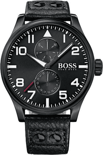 Hugo Boss 1513083 montre avec cadran noir — Montres Outlet