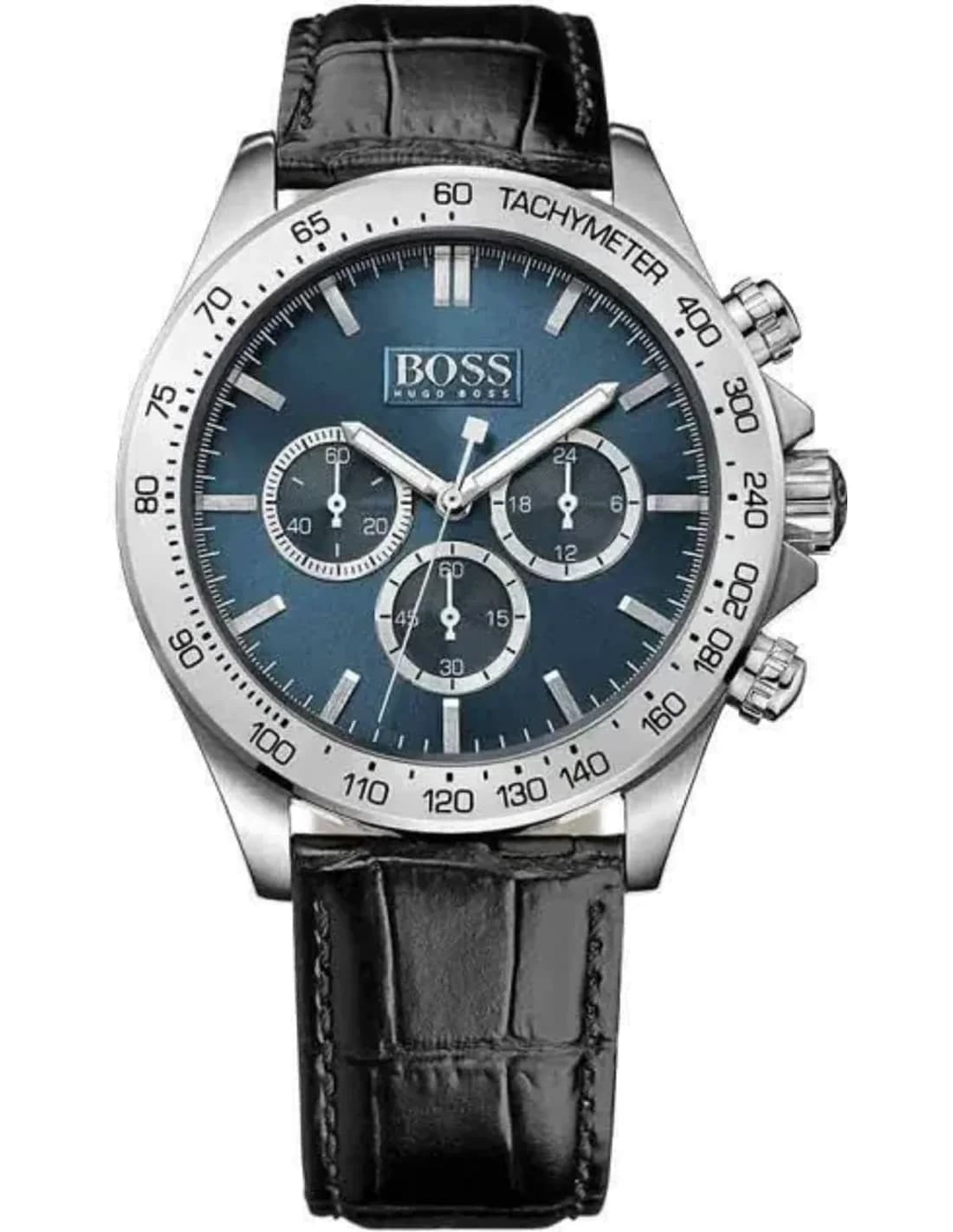 Montre Hugo Boss Chronographe 1513176 Cadran bleu électrique