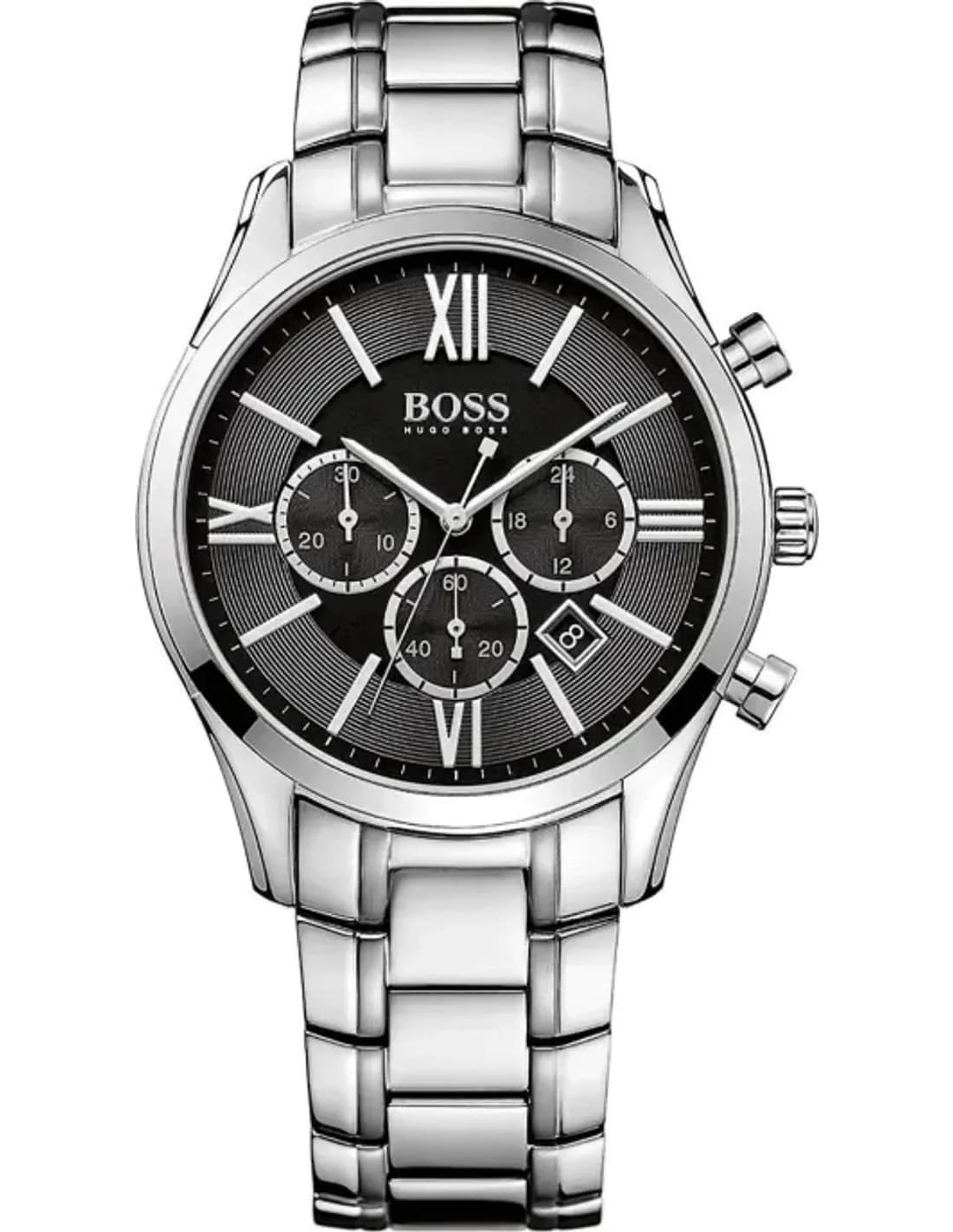 Montre Homme Hugo Boss Ambassador 1513196 Acier inoxydable argenté