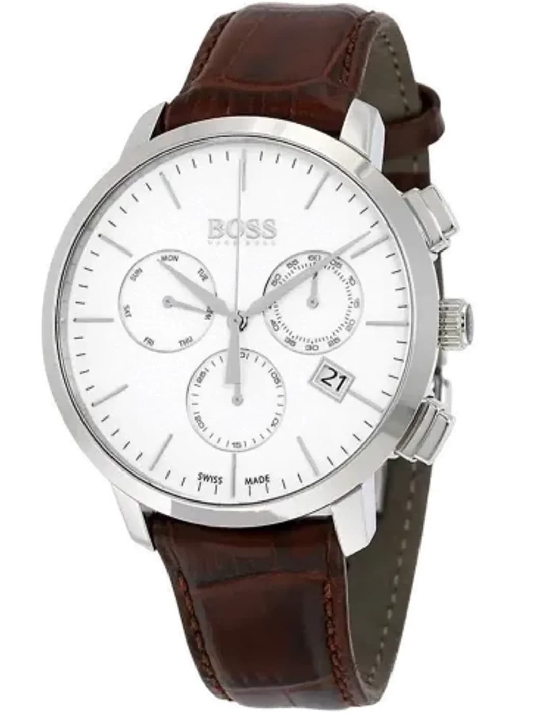 Montre Homme Hugo Boss Swiss Made 1513255 Marron