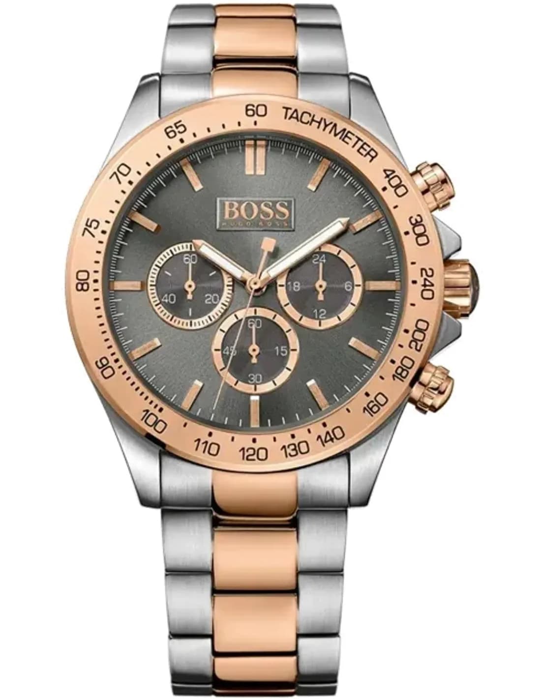 Montre Hugo Boss 1513339 Acier Bicolore et Cadran Anthracite