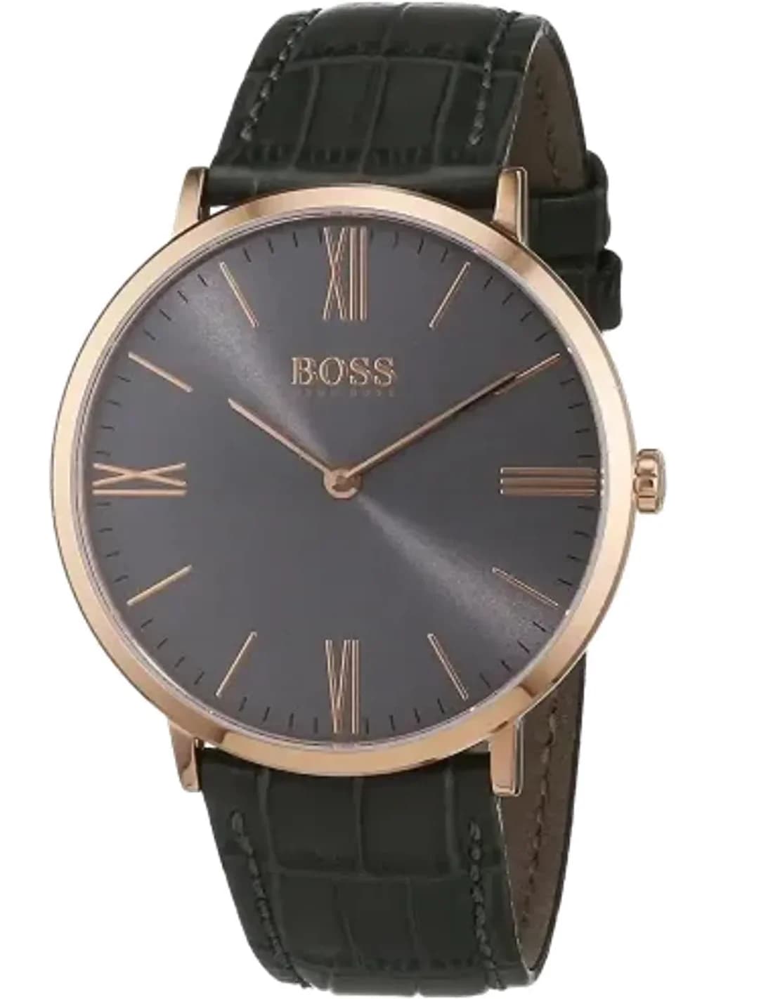 Montre Homme Hugo Boss Jackson 1513372 Bracelet en cuir gris