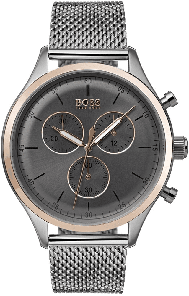 Montre Hugo Boss Companion 1513549 bracelet en maille milanaise