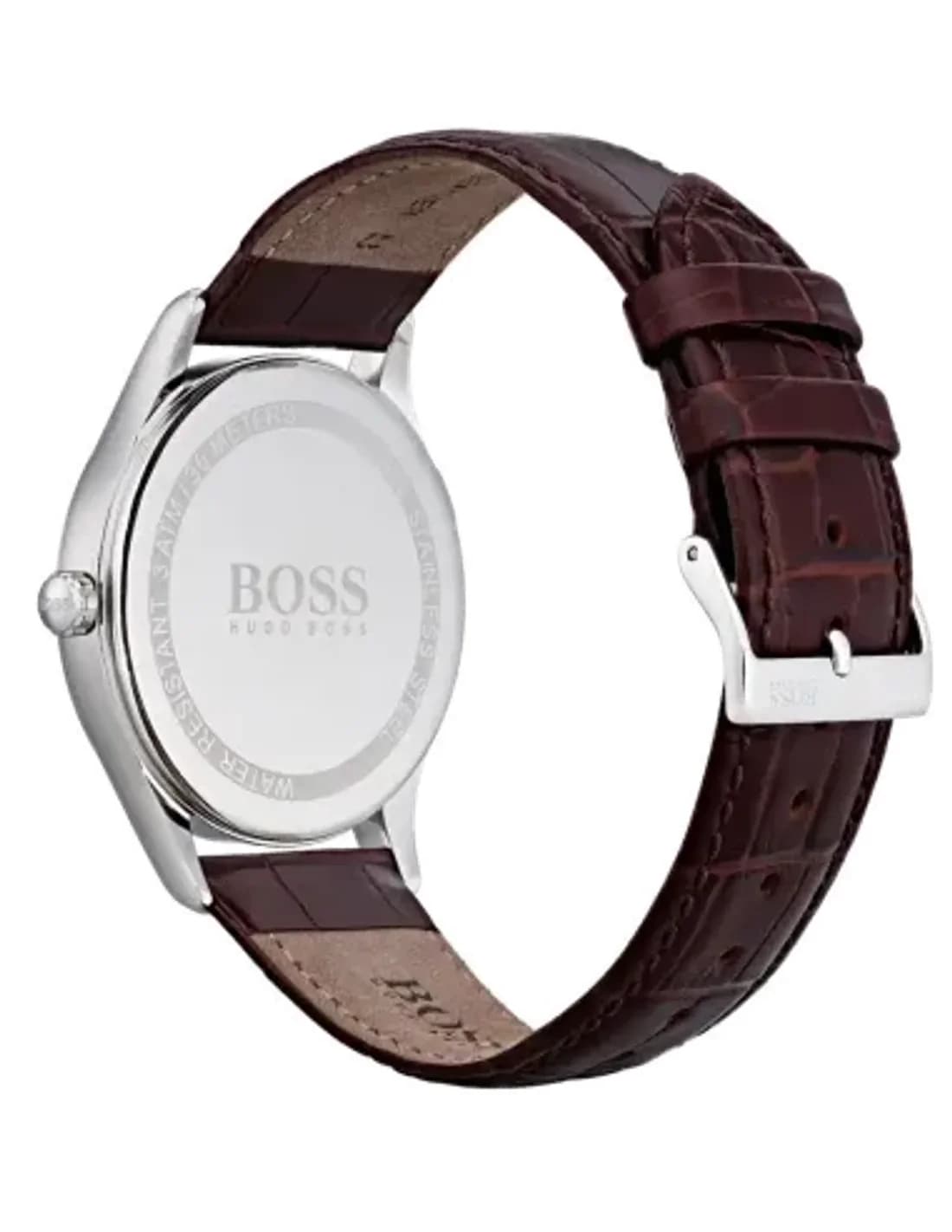 Montre Homme Hugo Boss Governor 1513555 Cuir marron bracelet