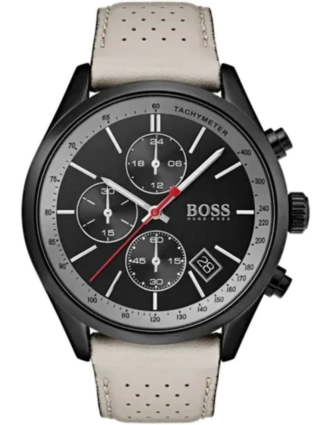 Montre Homme Hugo Boss Grand Prix 1513562 bracelet cuir beige