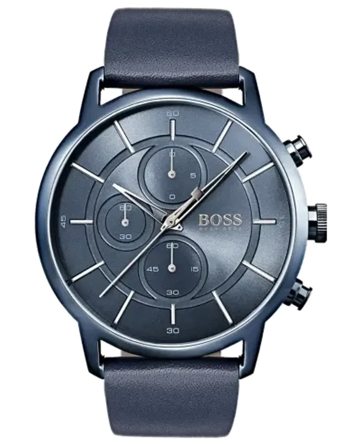 Montre Homme Hugo Boss Architectural 1513575 cuir bleu