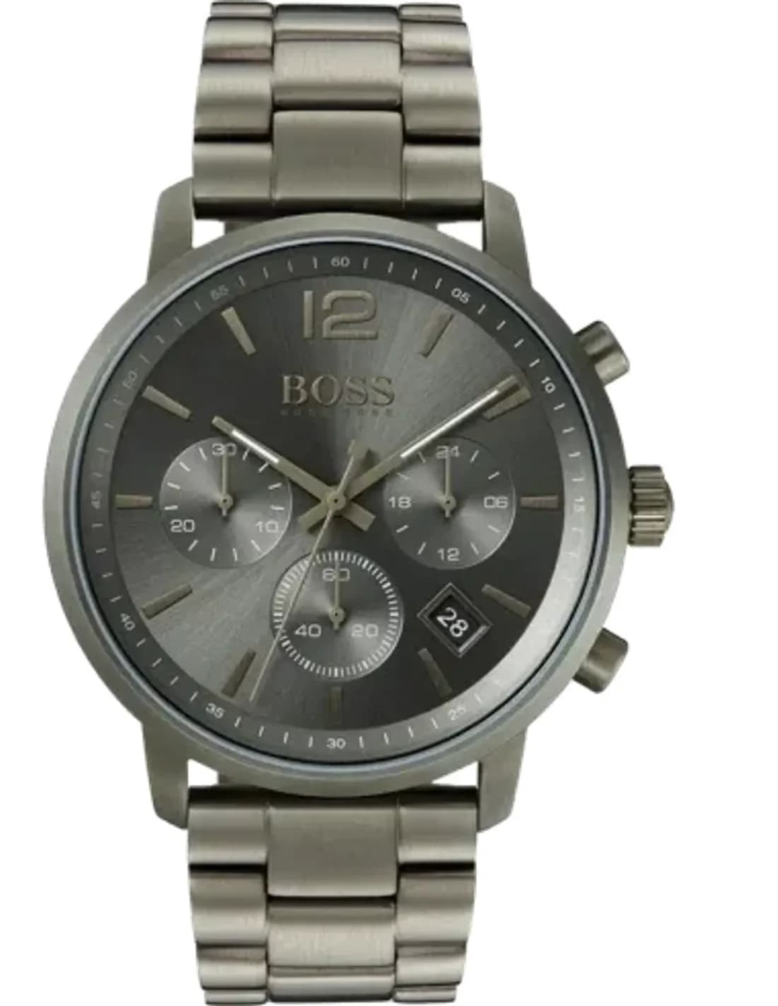 Montre Homme Hugo Boss Attitude 1513610 Chronographe Acier gris