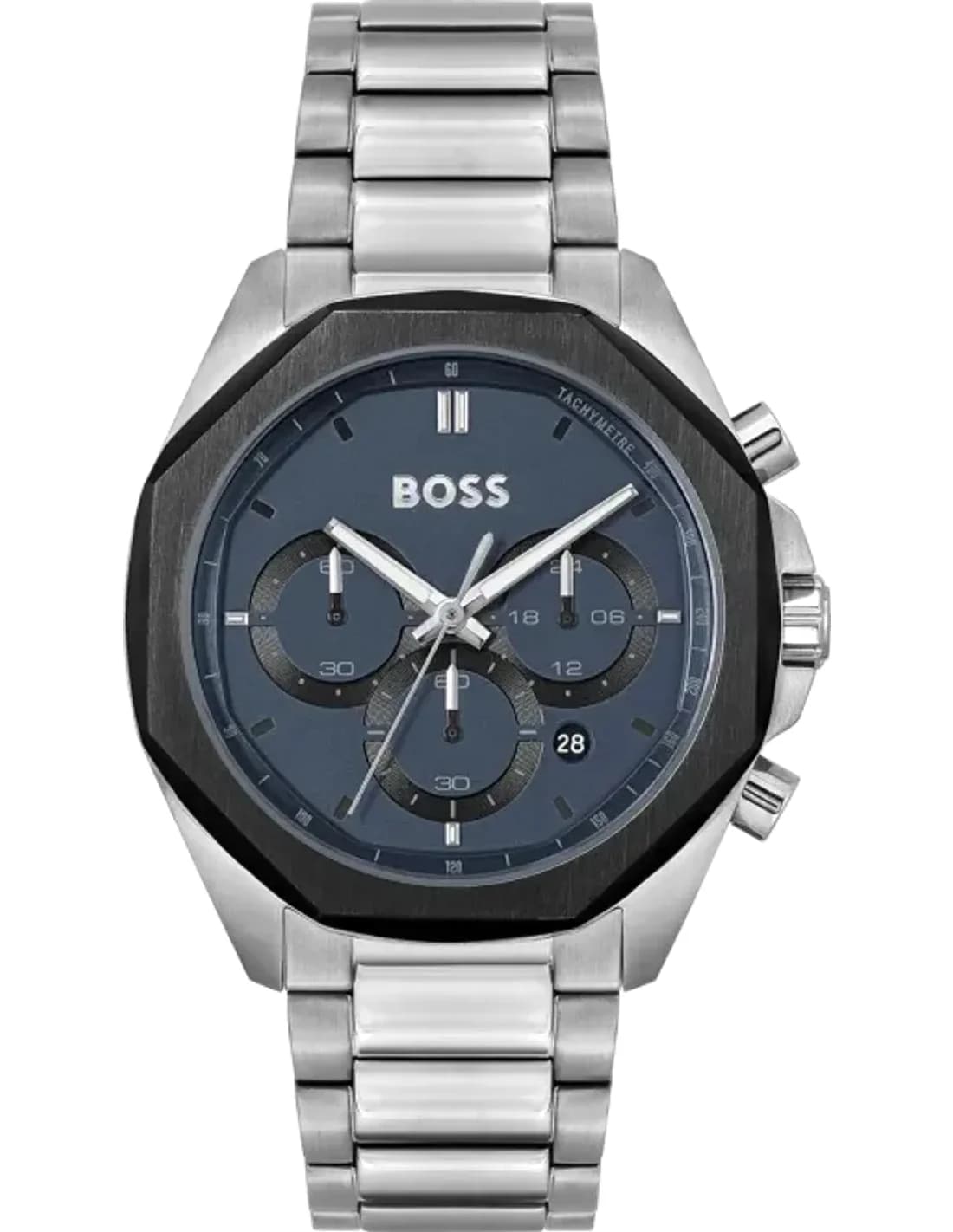 Montre Hugo Boss Cloud 1514015 cadran bleu bracelet acier