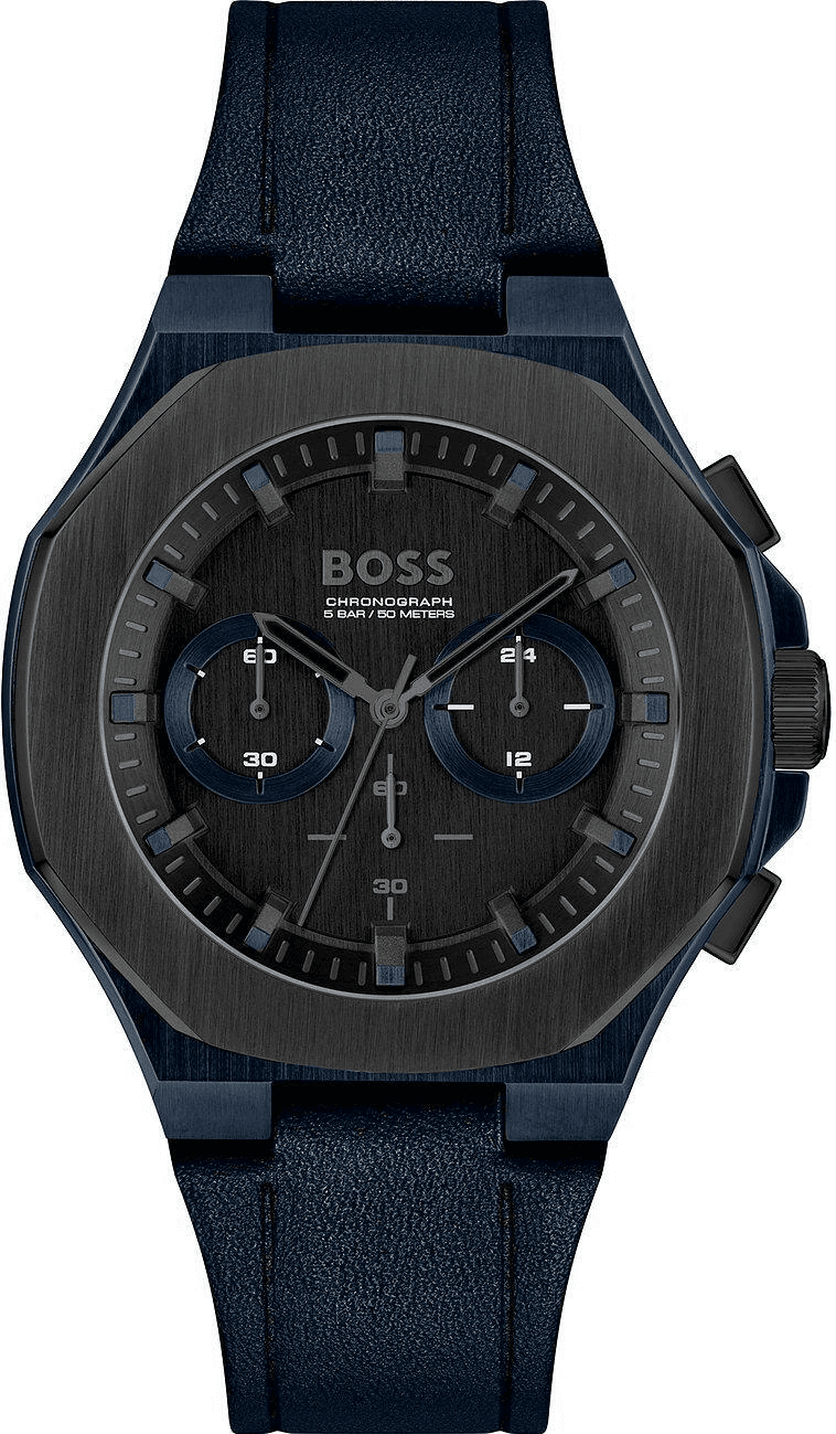 Hugo Boss 1514086 — montre chronographe acier noir