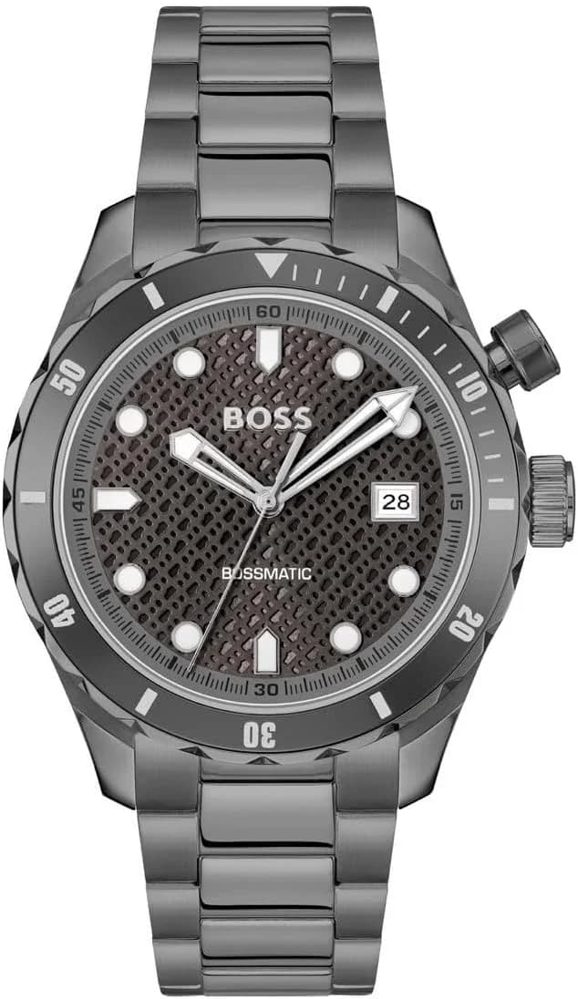 Montre Hugo Boss 1514213 homme cadran marron bracelet acier