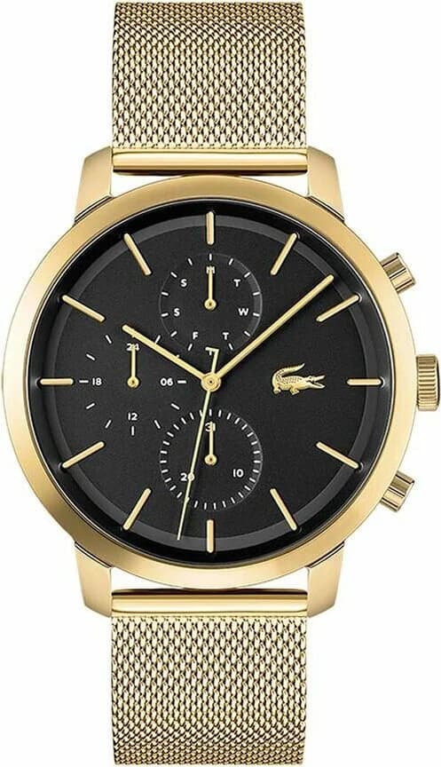 Montre Lacoste 2011195 en Acier Doré et Maille Milanaise