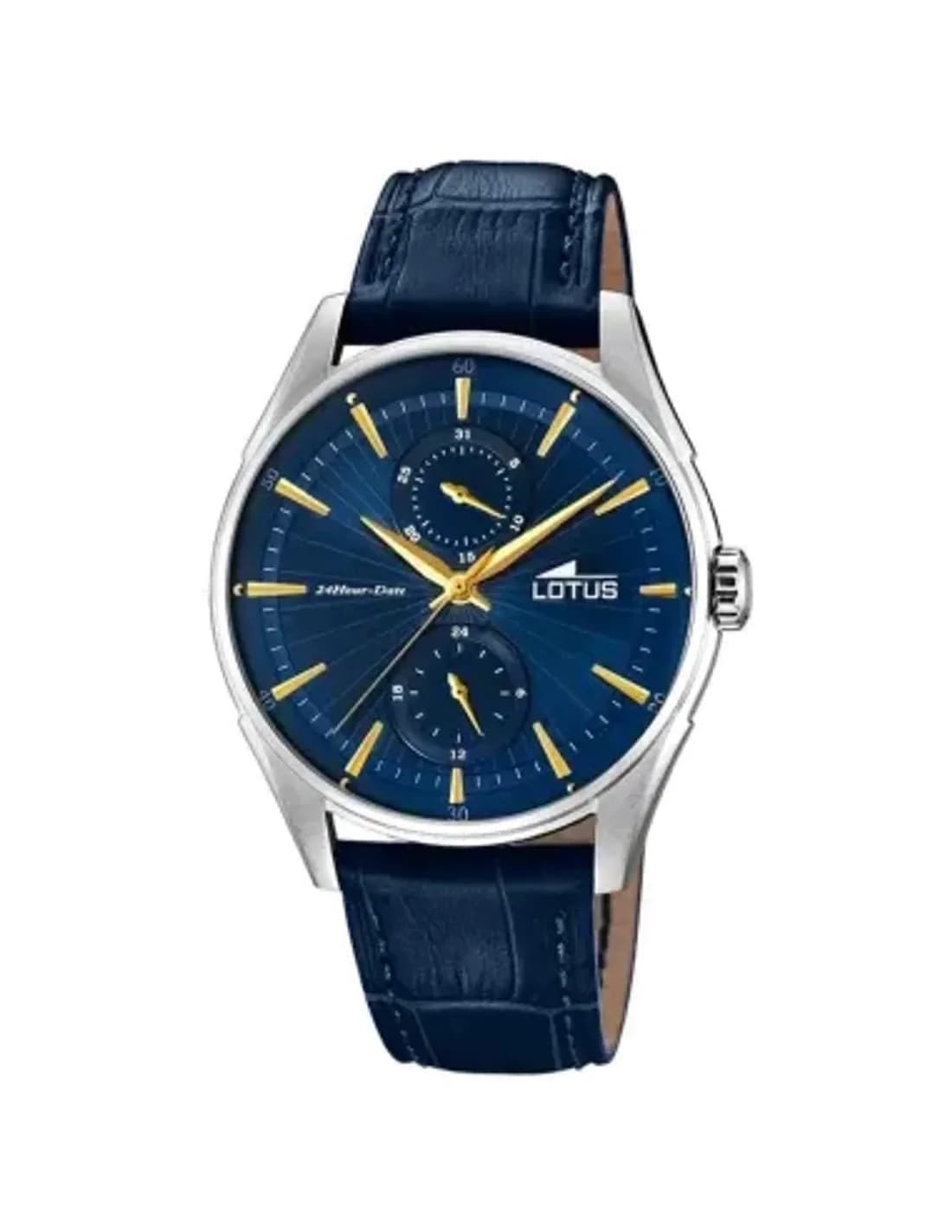 Montre Homme Lotus L18523/3 Chronographe en Acier avec Cadran Bleu