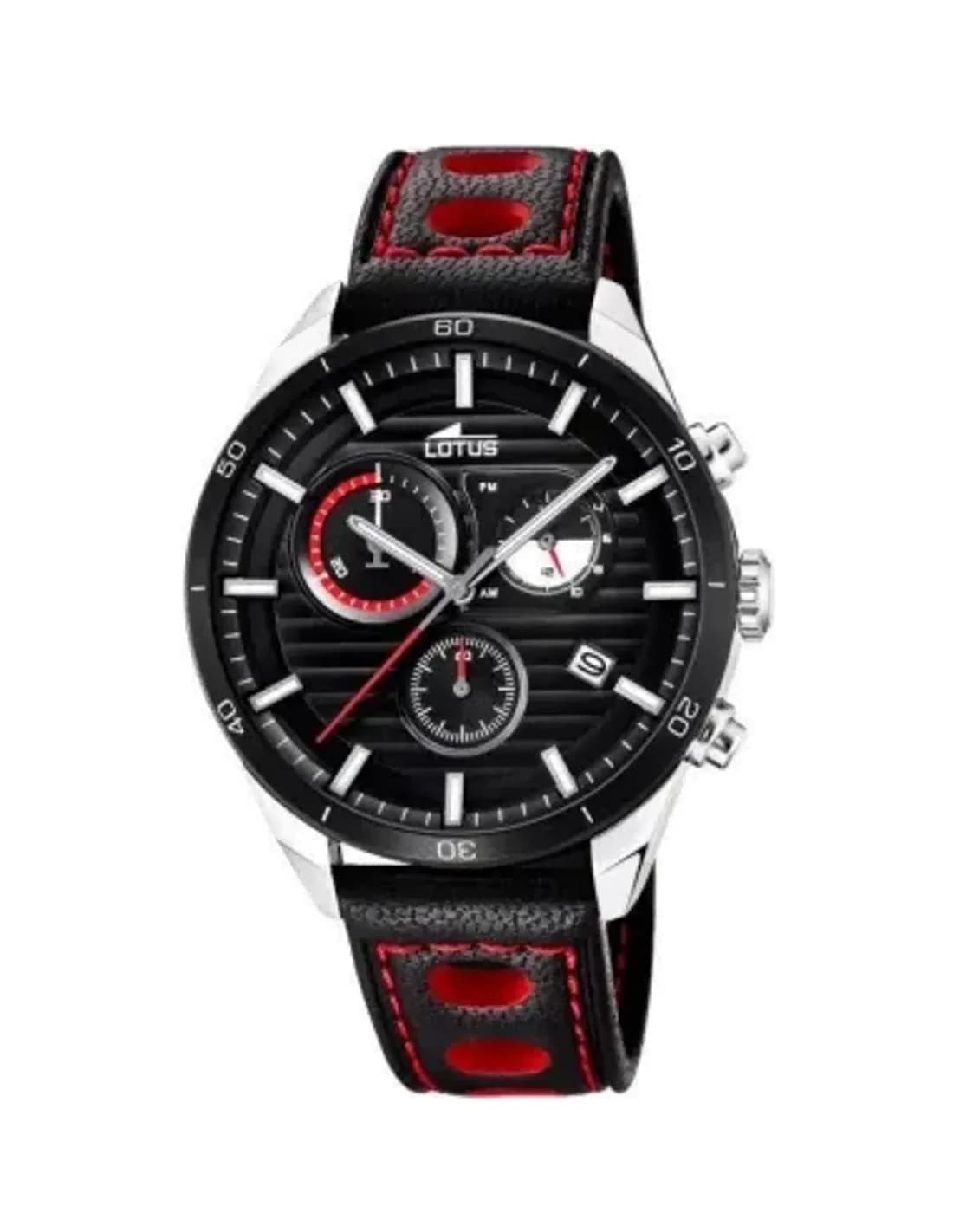 Montre Lotus L18531/3 Chronographe en Acier avec Cadran Bleu