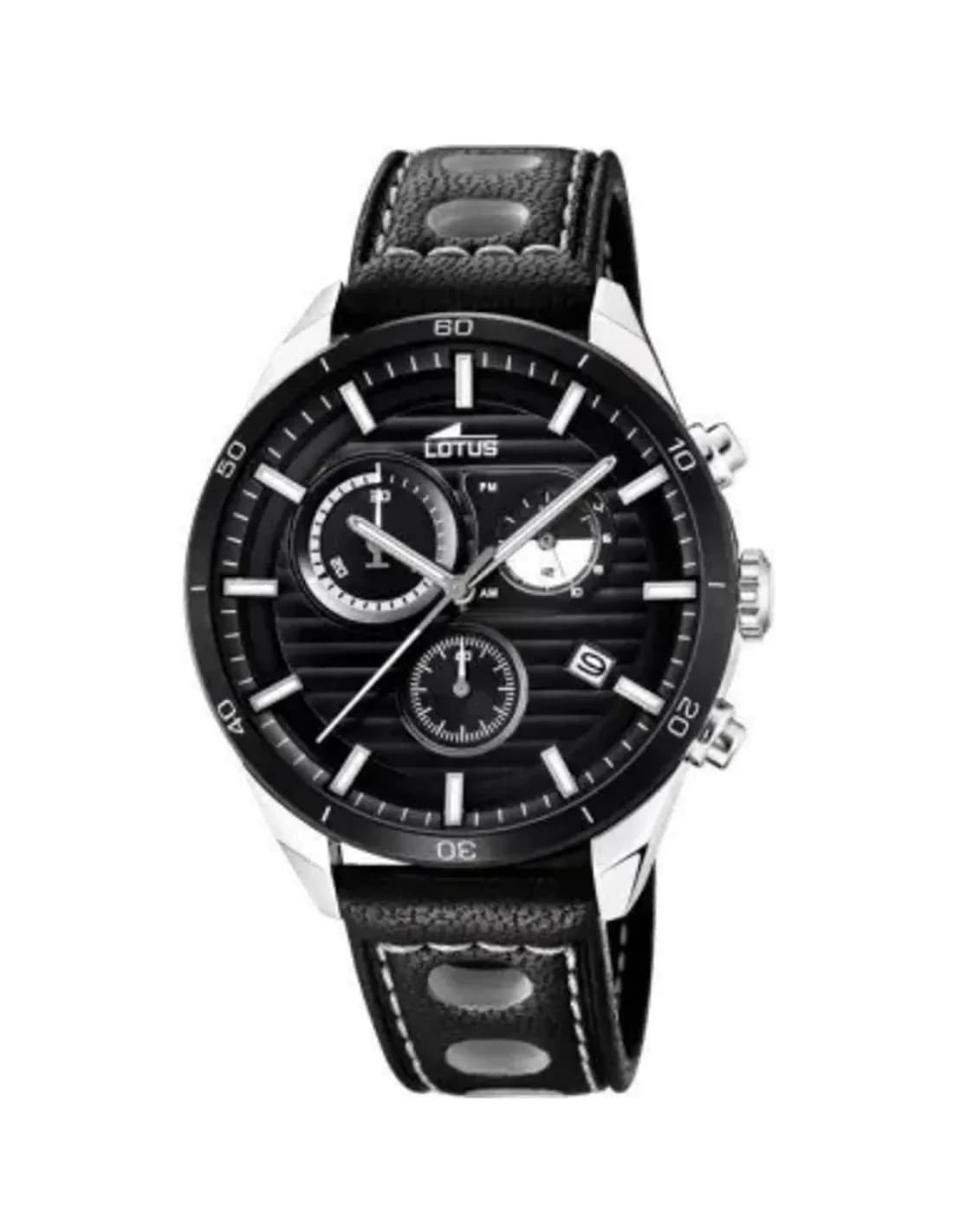 Montre Lotus L18531/4 Chronographe en Acier avec Cadran Foncé