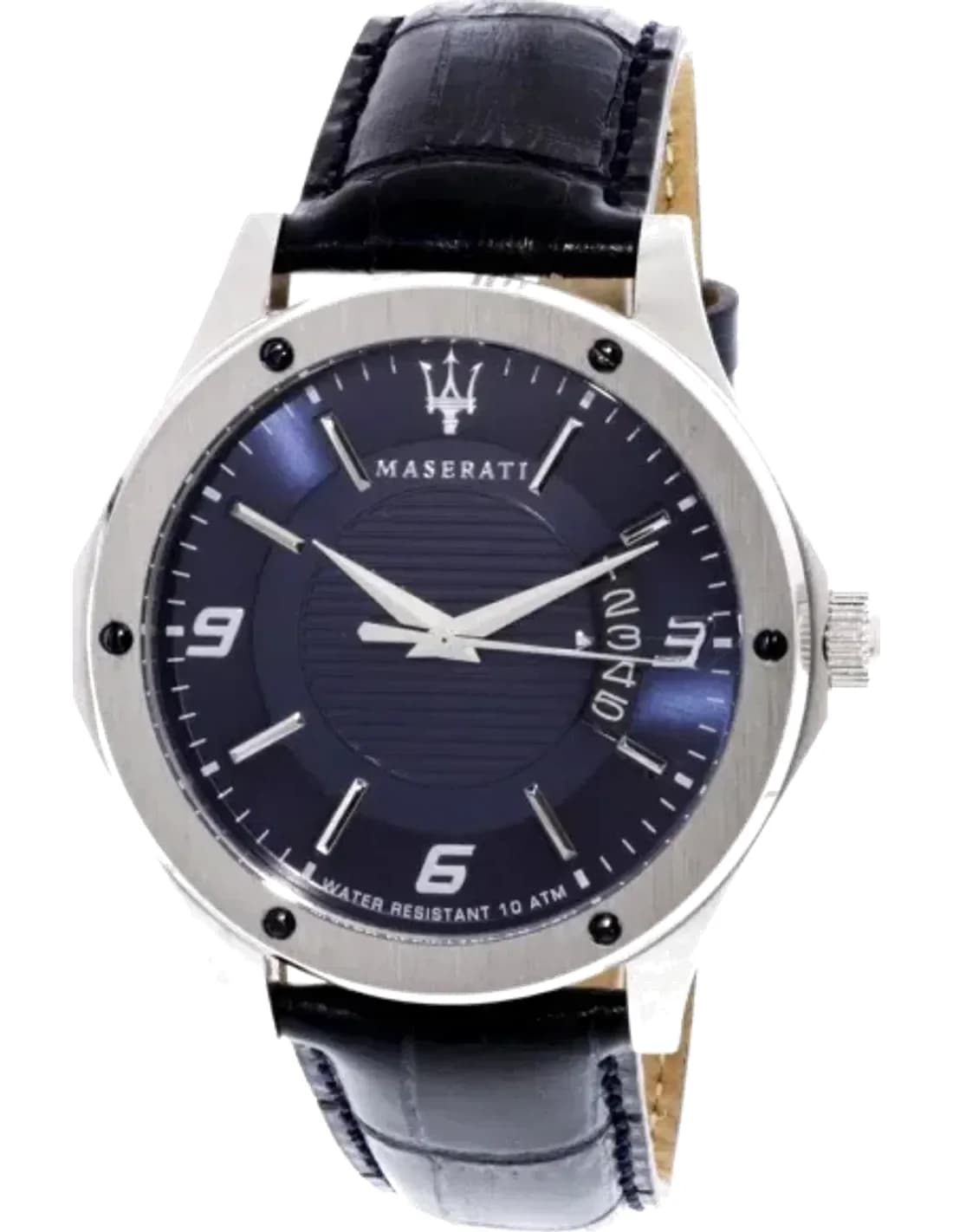 Montre Homme Maserati Circuito R8851127003 Quartz Cadran Bleu Bracelet Cuir Bleu