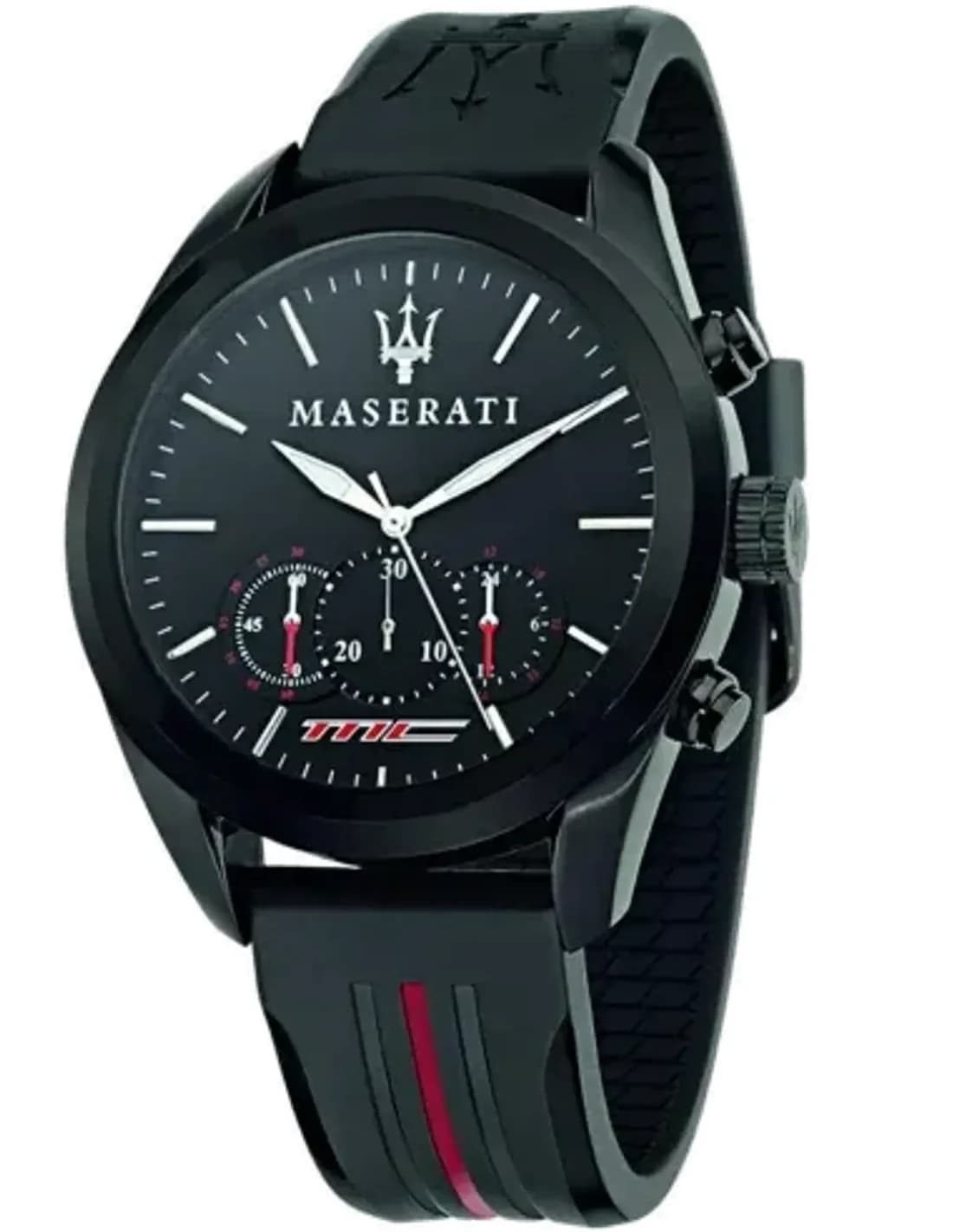 Montre Homme Maserati Traguardo R8871612004 Bracelet caoutchouc noir