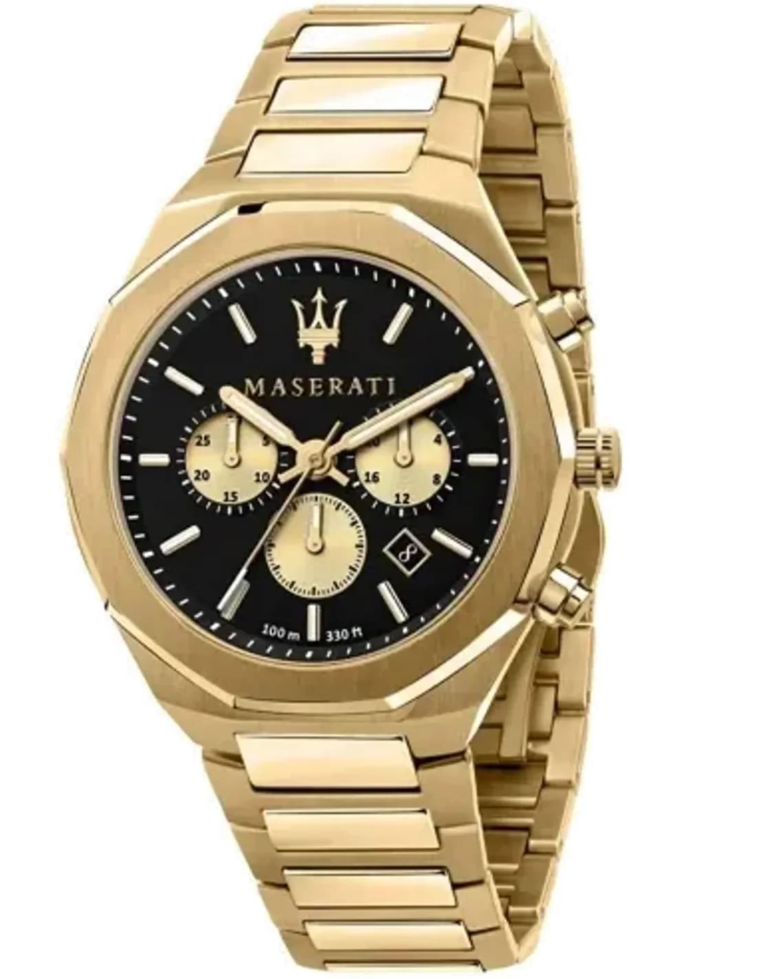 Montre Homme Maserati Stile R8873642001 en aciee doré jaune