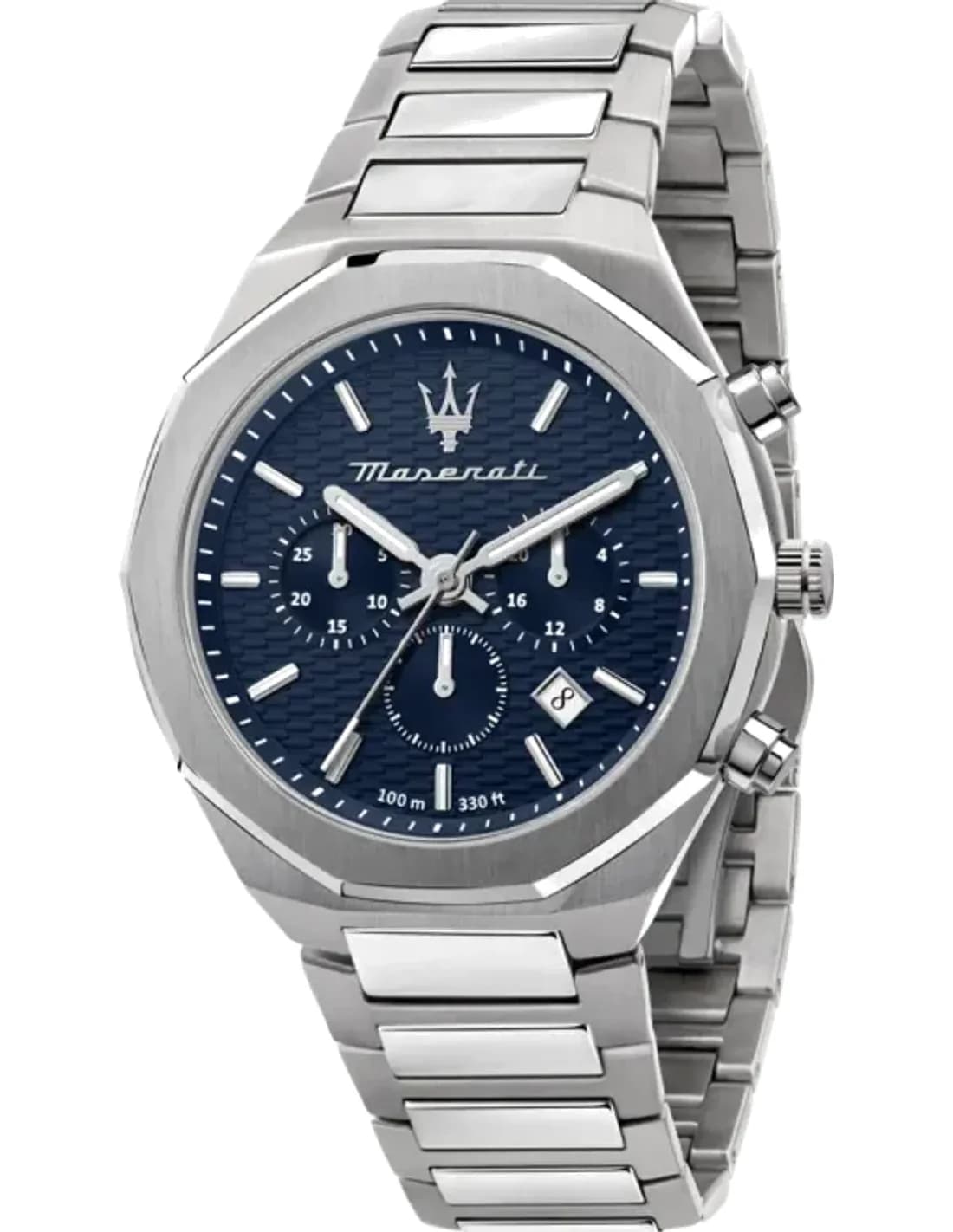 Montre Maserati R8873642006 Chronographe en Acier Inoxydable et Cadran Bleu