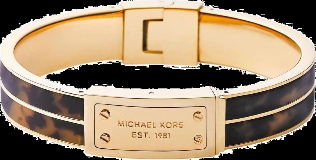 Bracelet Michael Kors Jet Set MKJ2247710 coloris marron et doré