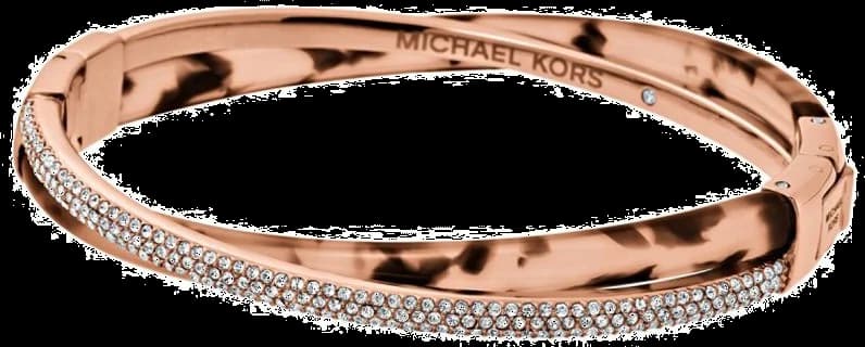 Bracelet Michael Kors MKJ5021791 Or rose marron et strass