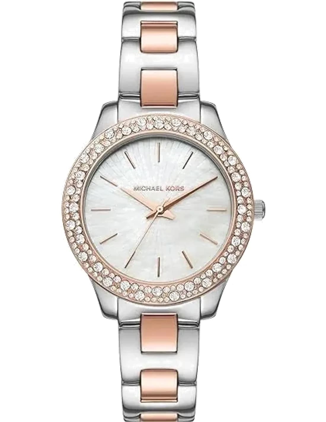 Montre femme Michael Kors Liliane MK1048 bracelet en acier inoxydable bicolore