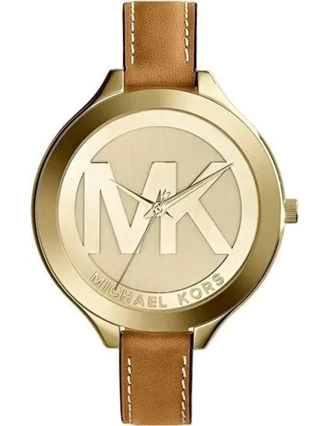 Montre Femme Michael Kors Slim Runway MK2326 Bracelet en cuir brun