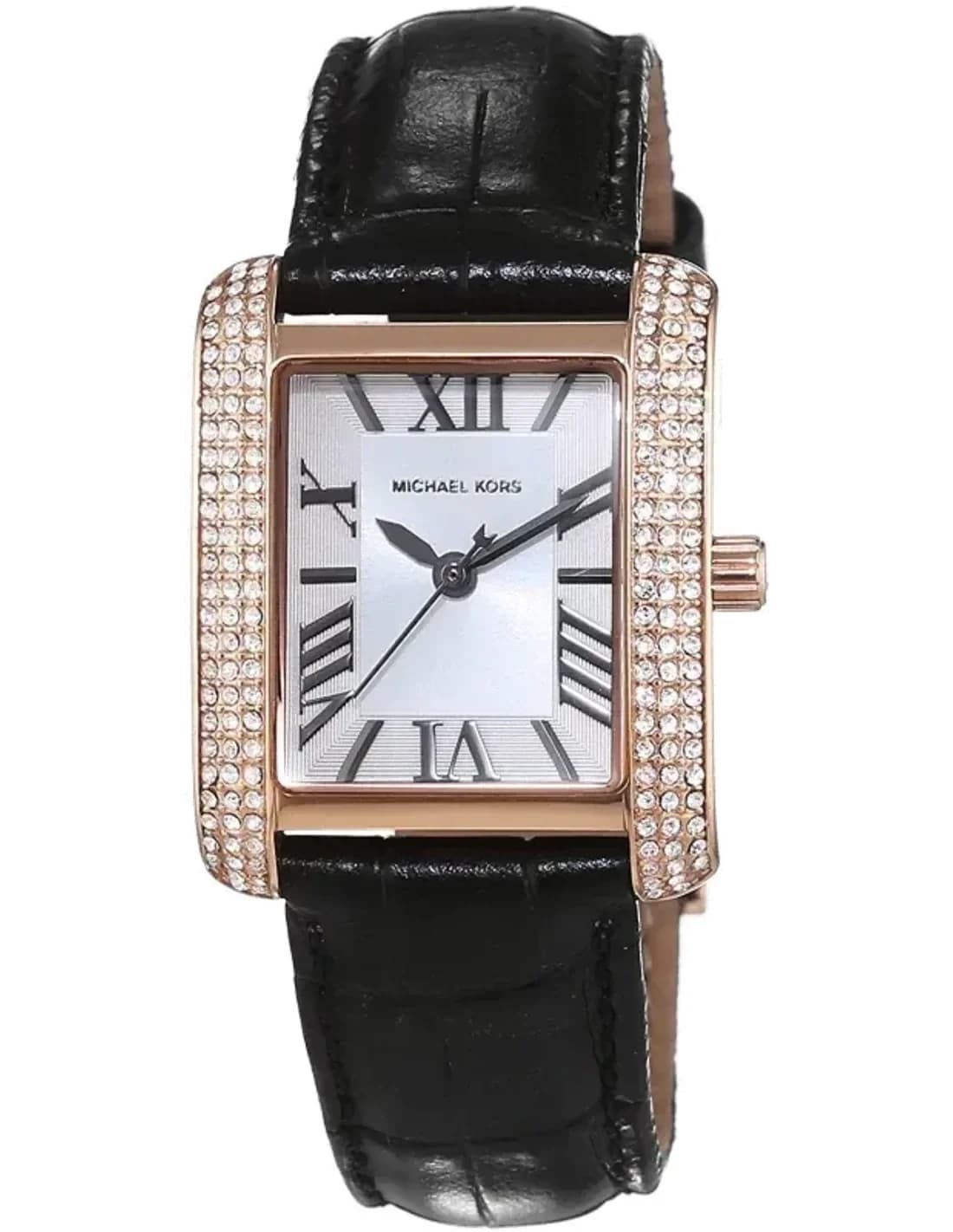 Montre Femme Michael Kors Emery MK2336 Boîtier carré en acier inoxydable doré rose