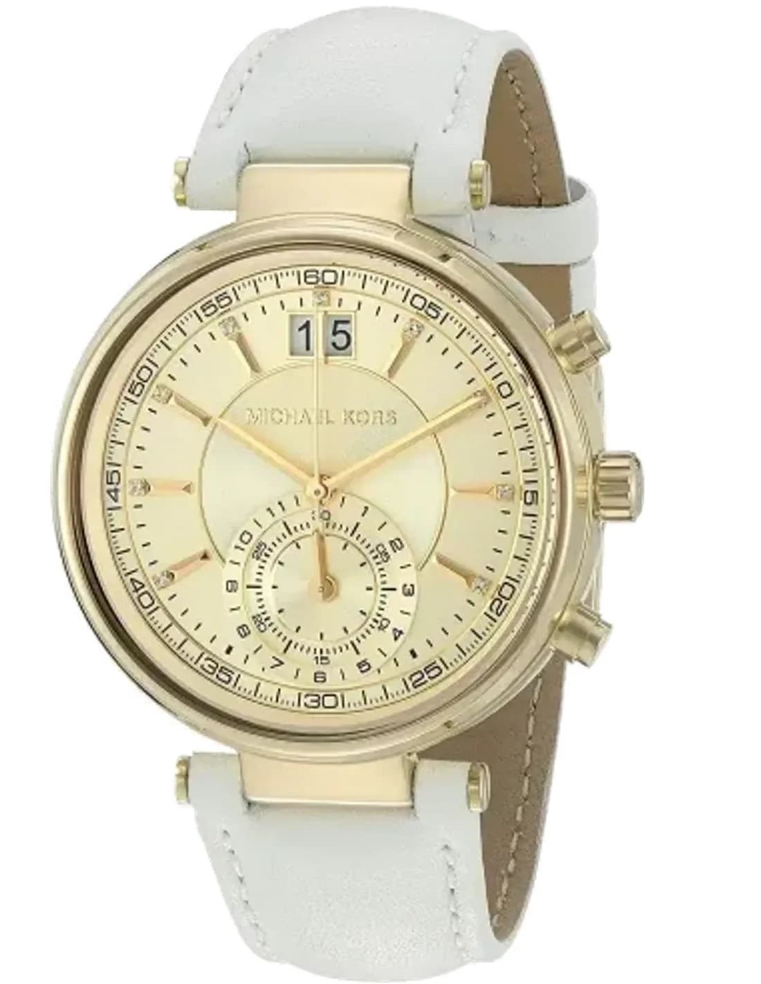Montre Femme Michael Kors Sawyer MK2528 Blanc