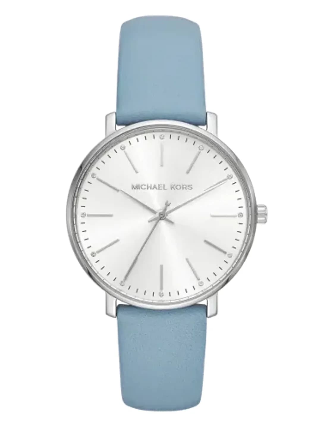 Montre Michael Kors Pyper MK2739 Bracelet en cuir bleu clair
