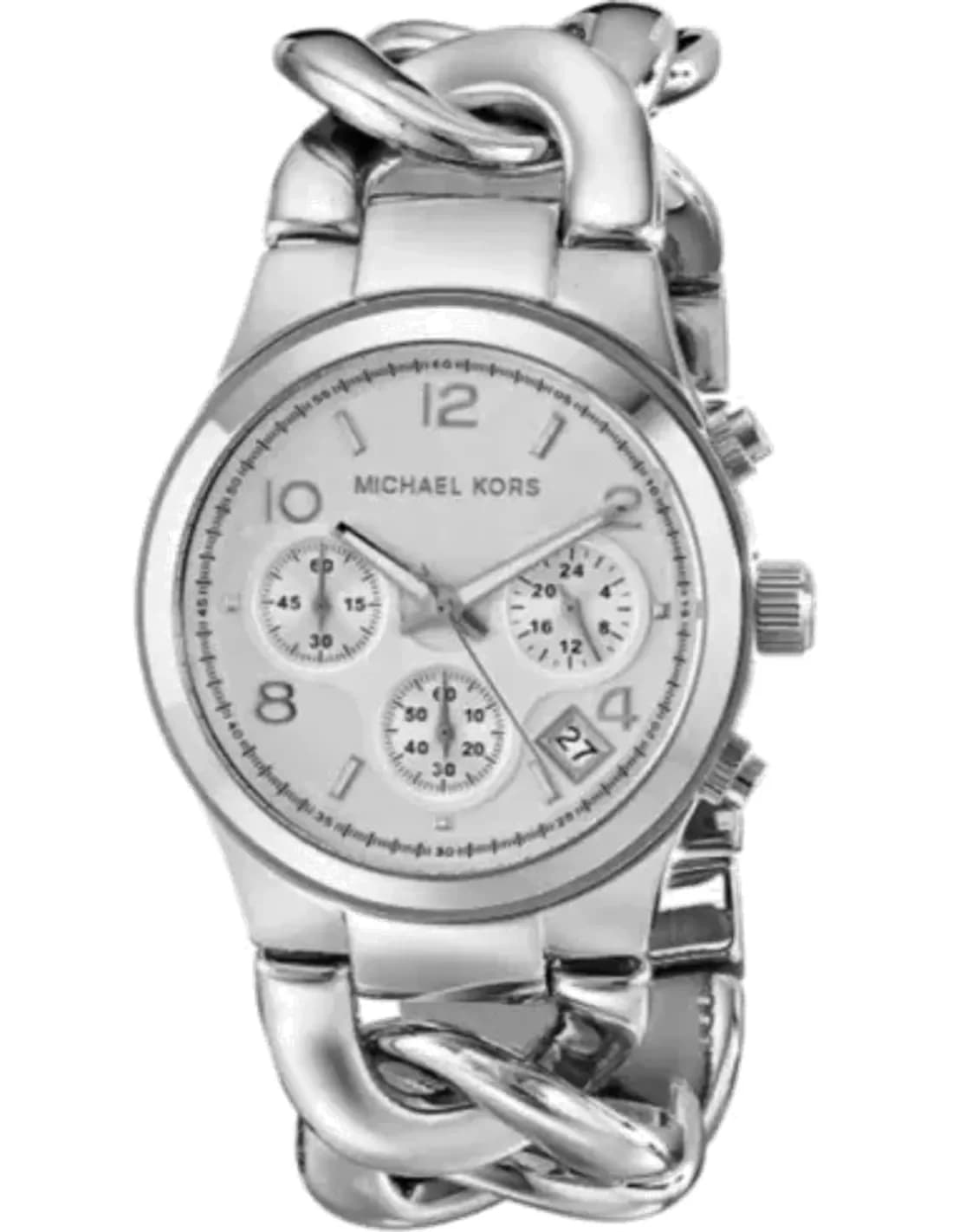 Montre Michael Kors MK3149 Bracelet Chaîne en Acier Inoxydable avec Chronomètre