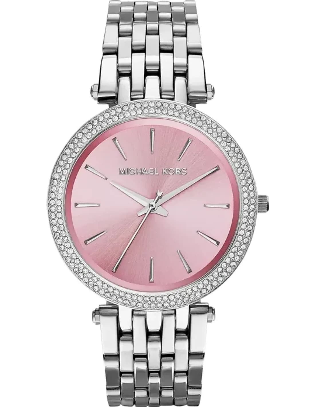 Montre Michael Kors Darci MK3352 cadran rose incrusté de cristaux