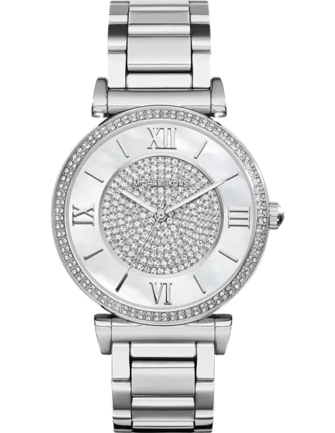Montre Femme Michael Kors Catlin MK3355 en acier inoxydable argenté
