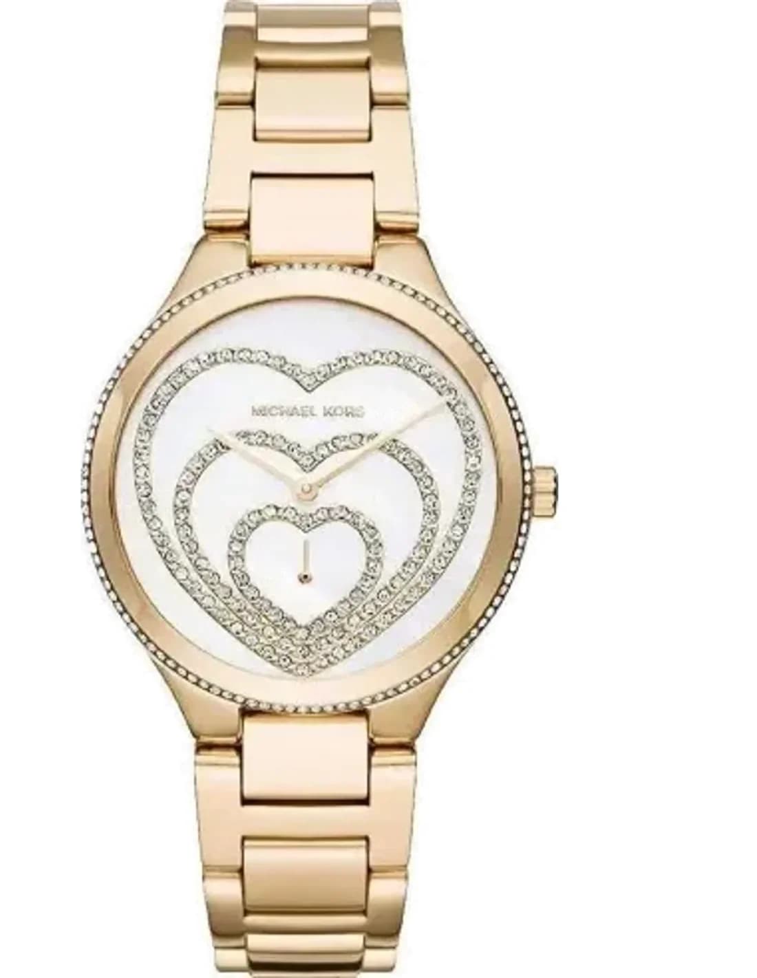 Montre Femme Michael Kors Lainey Pavé Heart MK3604
