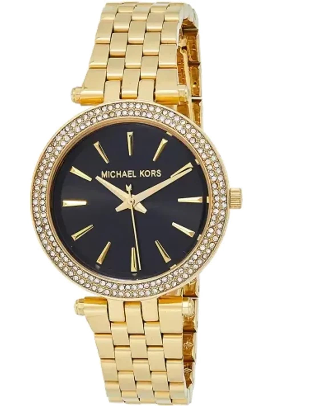 Montre Michael Kors Mini Darci MK3738 Cadran noir ornée de brillants