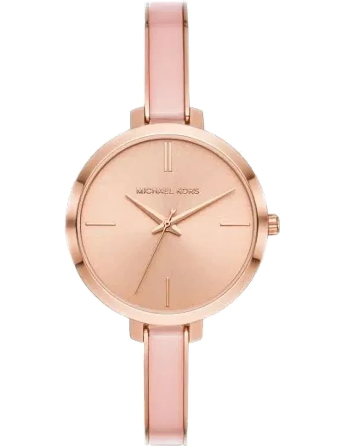 Montre Michael Kors Jaryn MK4343 à cadran doré rose avec bracelet en acier inoxydable