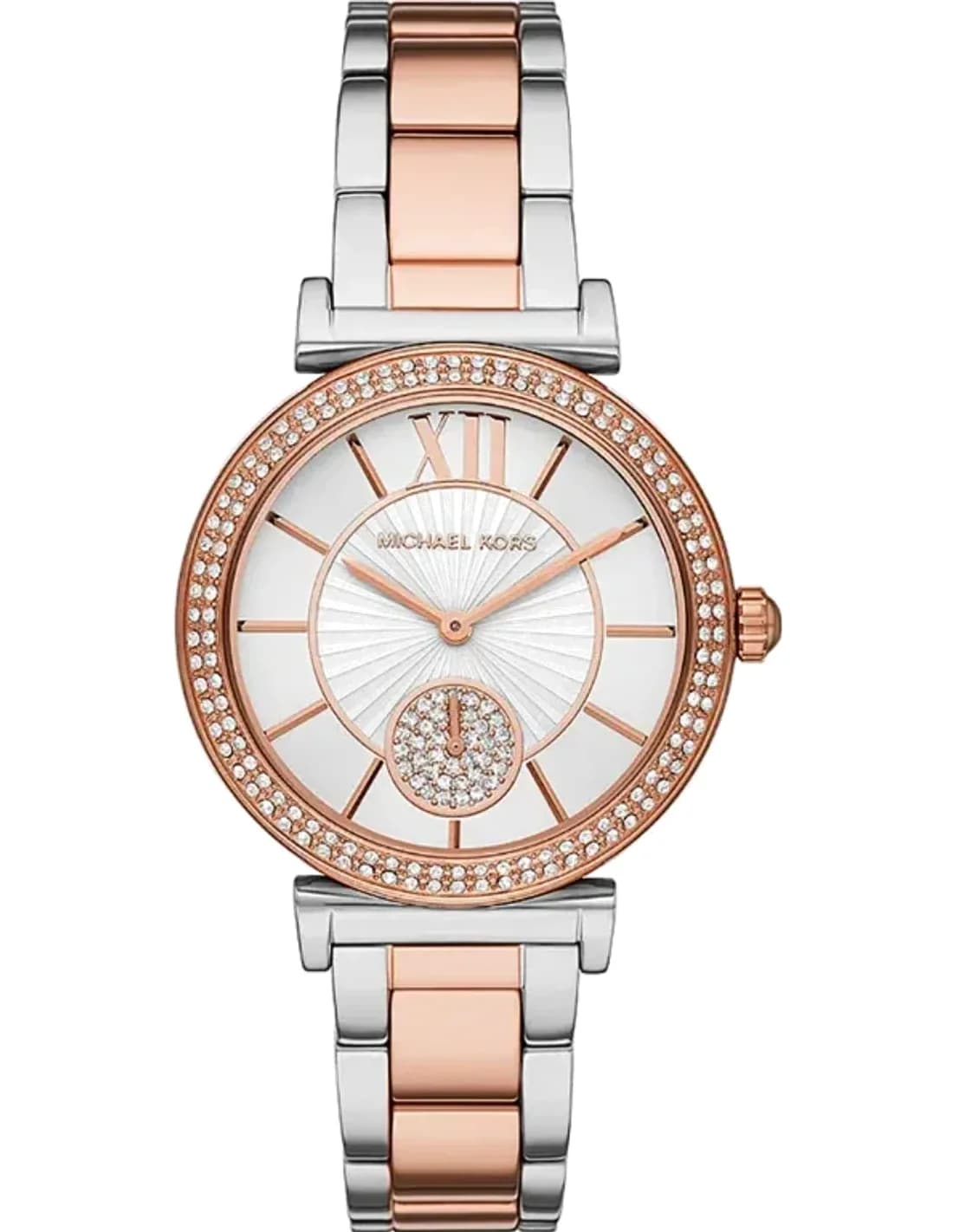Montre femme Michael Kors MK4406 Norie cristal cadran argenté