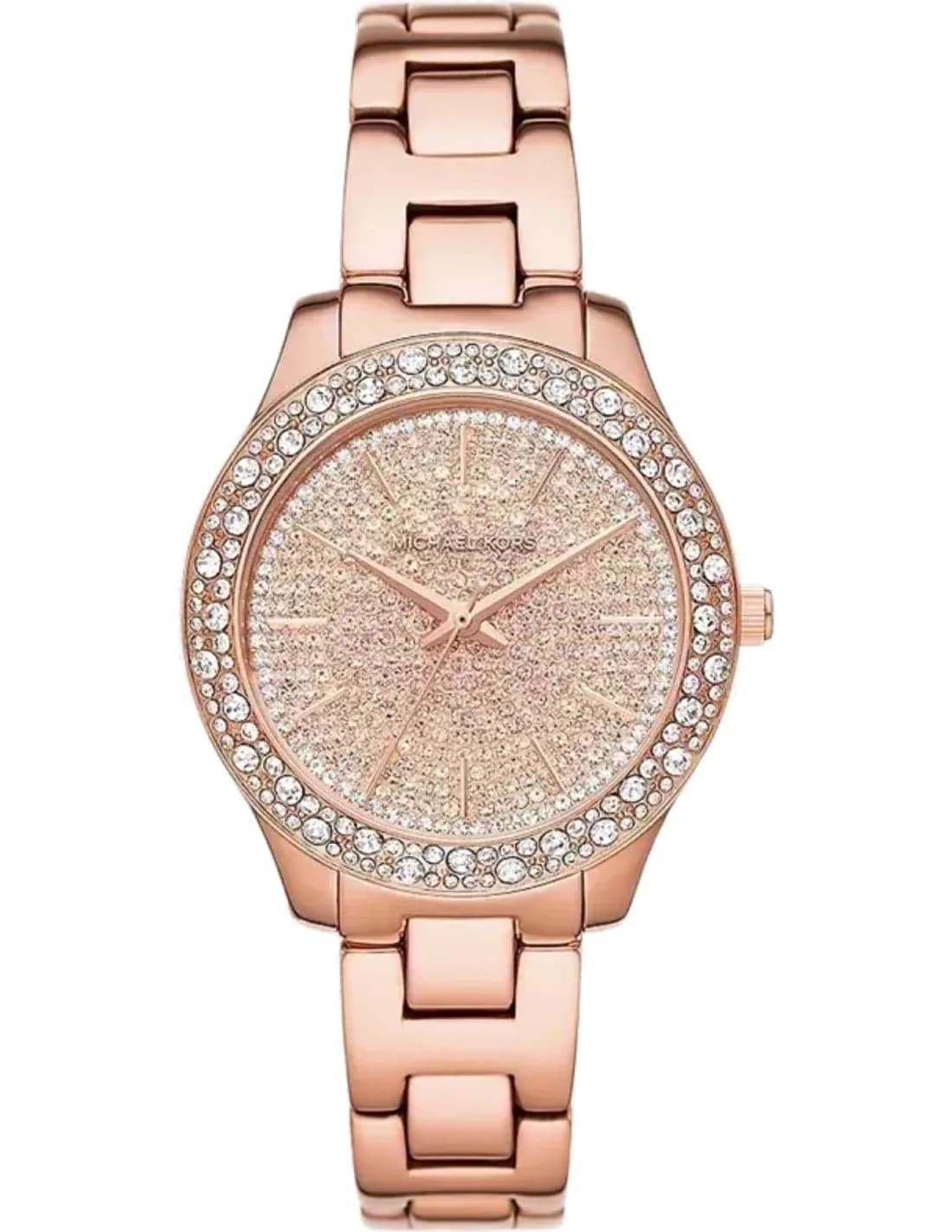 Montre femme Michael Kors Liliane MK4651 cadran or rose et bracelet en acier inoxydable