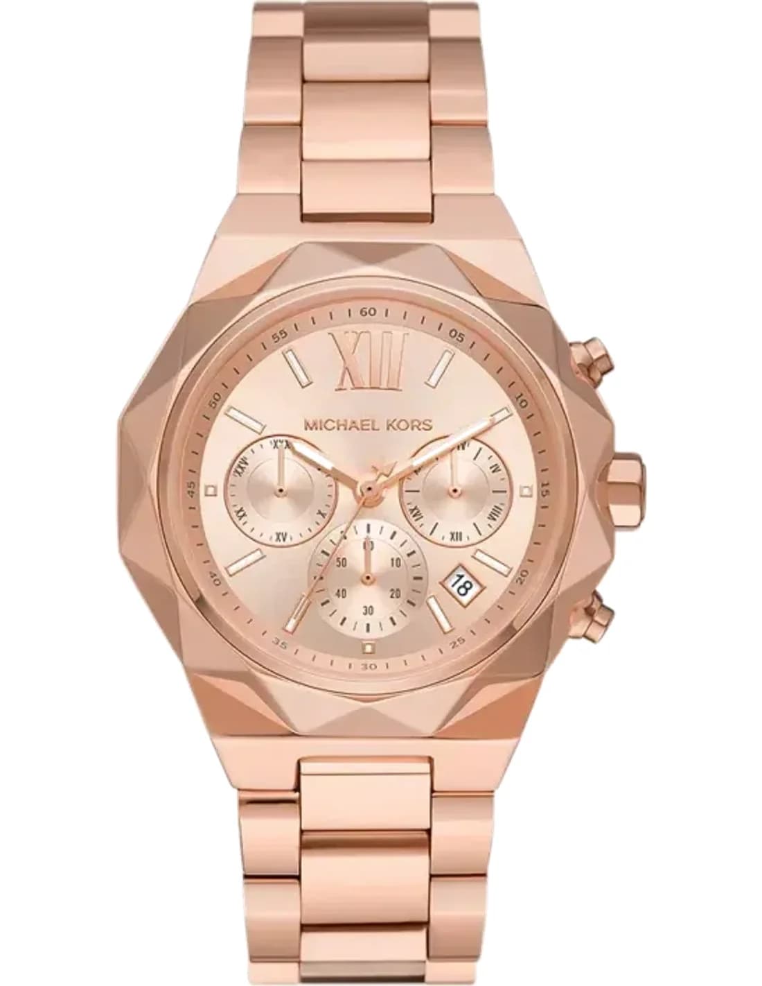 Montre femme Michael Kors Raquel MK4688 chronographe bracelet en or rose