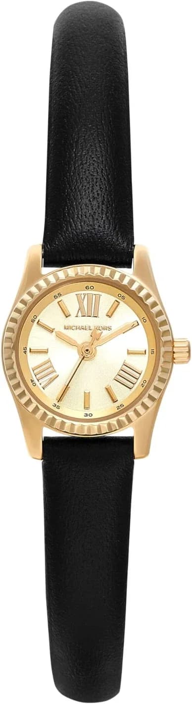 Montre Femme Michael Kors Micro Lexington MK4901 dorée bracelet cuir